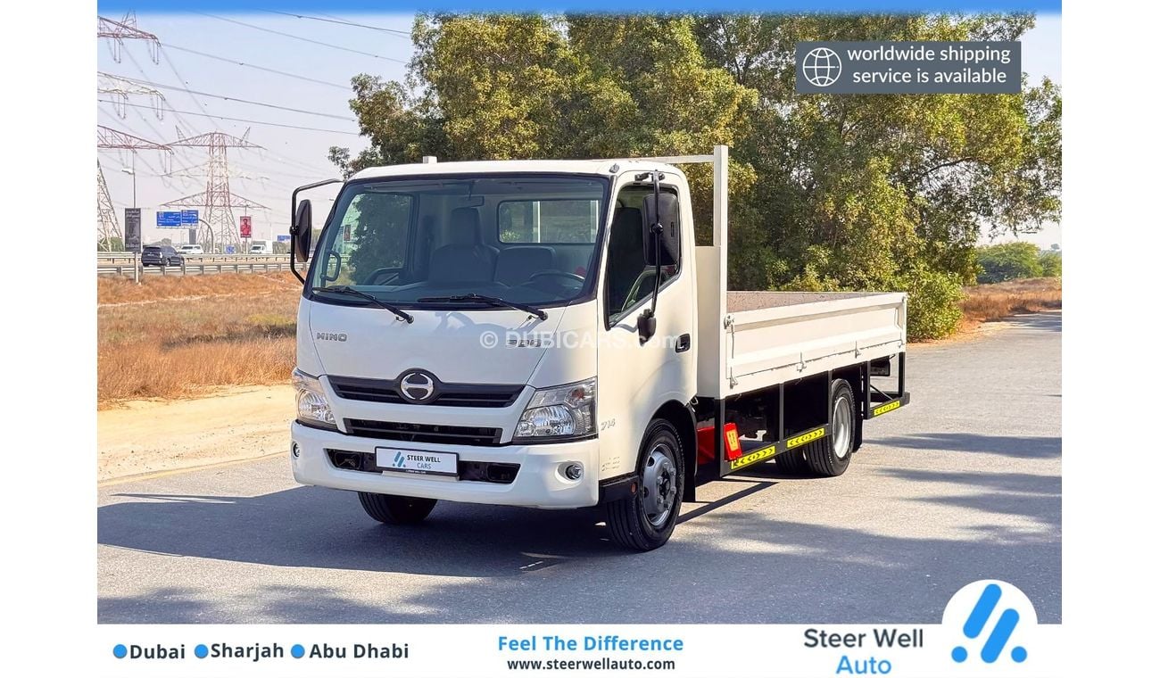 Hino 300 714 Series Pick Up Cargo Body - 4.0L RWD - DSL MT - Low Mileage - Good Condition - Book Now!