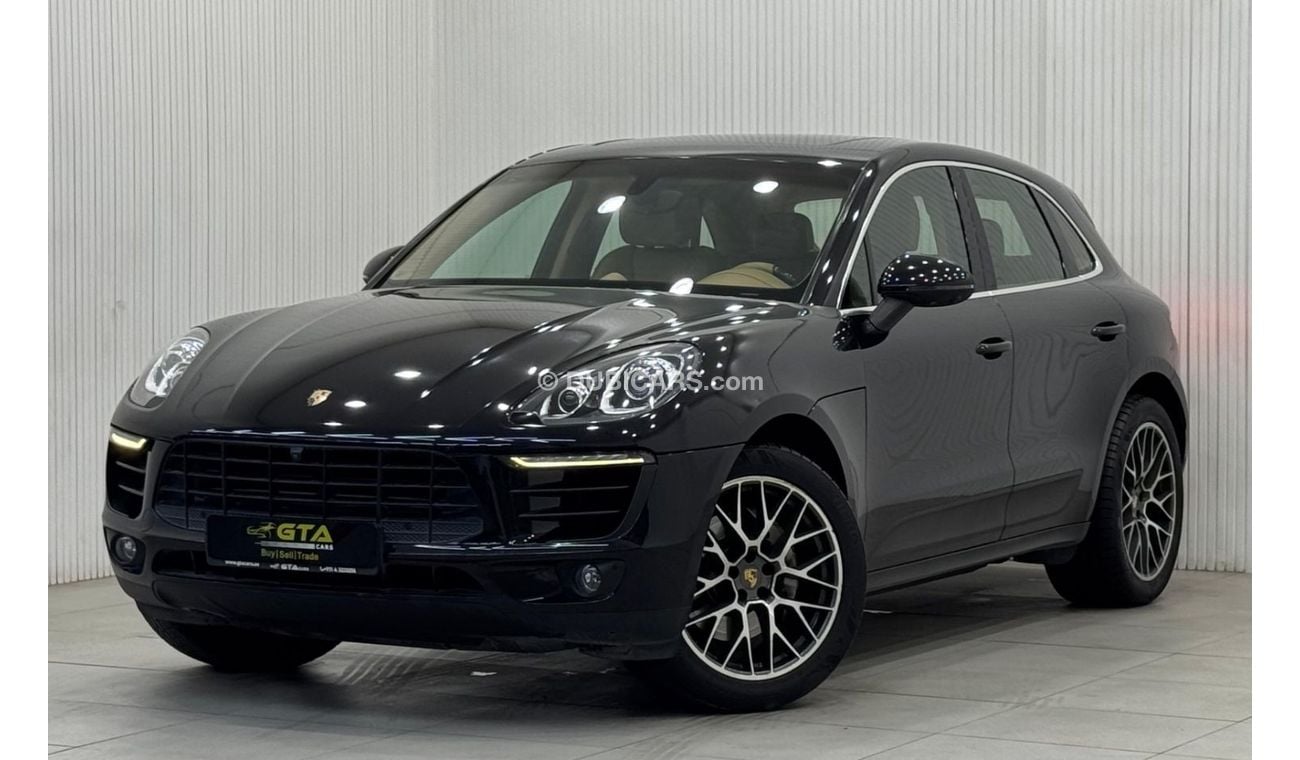 بورش ماكان S 3.0L (340 HP) 2016 Porsche Macan S, Service History, Excellent Condition, GCC