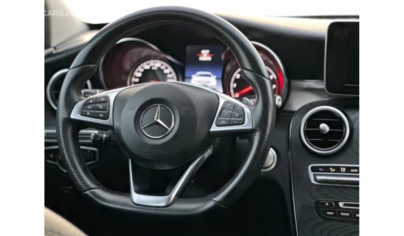 مرسيدس بنز C200 AMG باك موديل 2018 خليجي فل مواصفات بانوراما ومثبت سرعه وتحكم كهربي كامل ونظام صوت ممتاز وكاميرا خلف