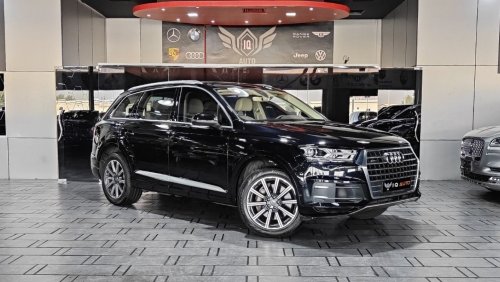 Audi Q7 AED 2,300 P.M | 2016 AUDI Q7 45 TFSI QUATTRO 3.0 L | 333 HP | 7 SEATS | FULL PANORAMIC ROOF | GCC