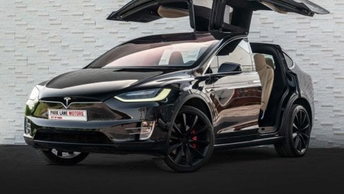 تسلا موديل اكس CASH OFFER!!! TESLA MODEL X P 90D LUDICROUS MODE • 7-SEATER • FULLY LOADED • FULL SERVICE TESLA UAE