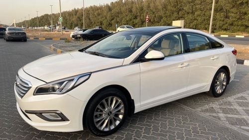 هيونداي سوناتا 2017 Hyundai sonata Gls Top (LFA) 4dr Sedan 2.4L4cyl petrol automatic front wheel drive Good conditi