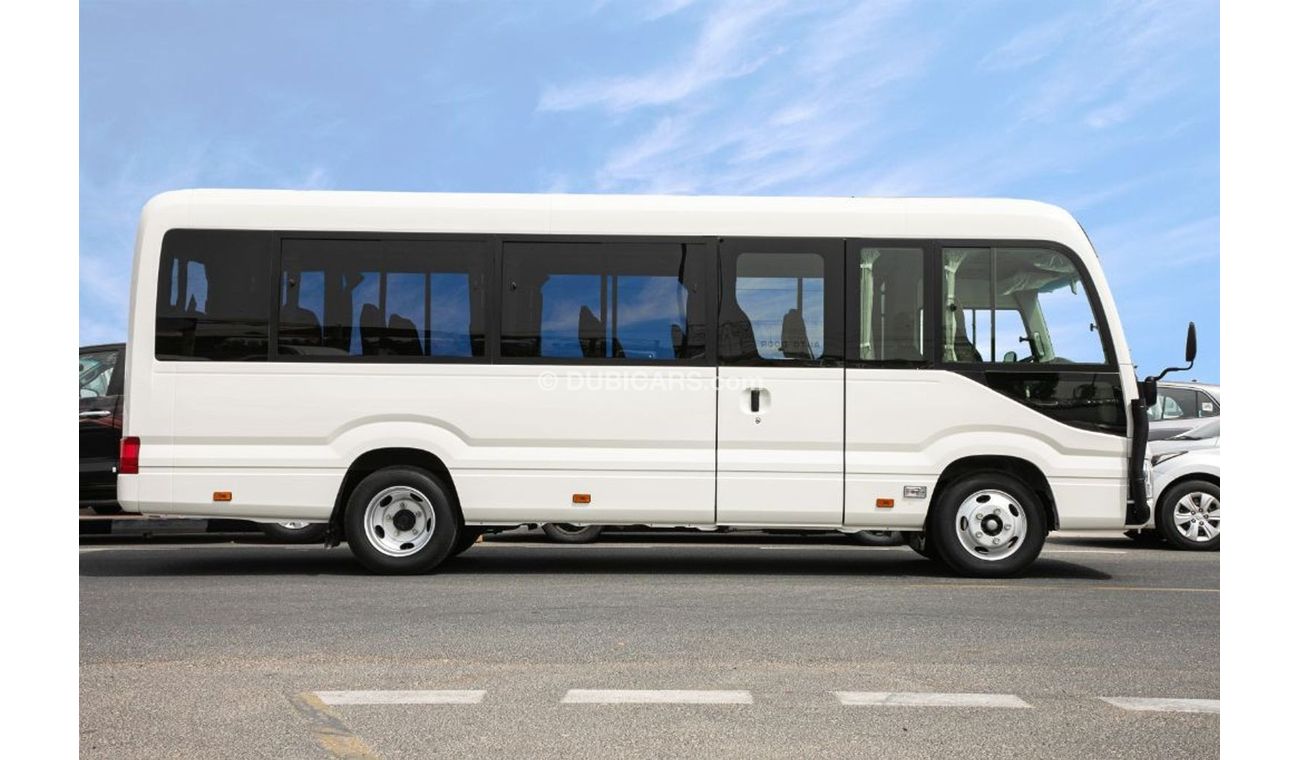 New Toyota Coaster 22 Seater with Snorkel, 3 Point Seatbelt, Fridge ...