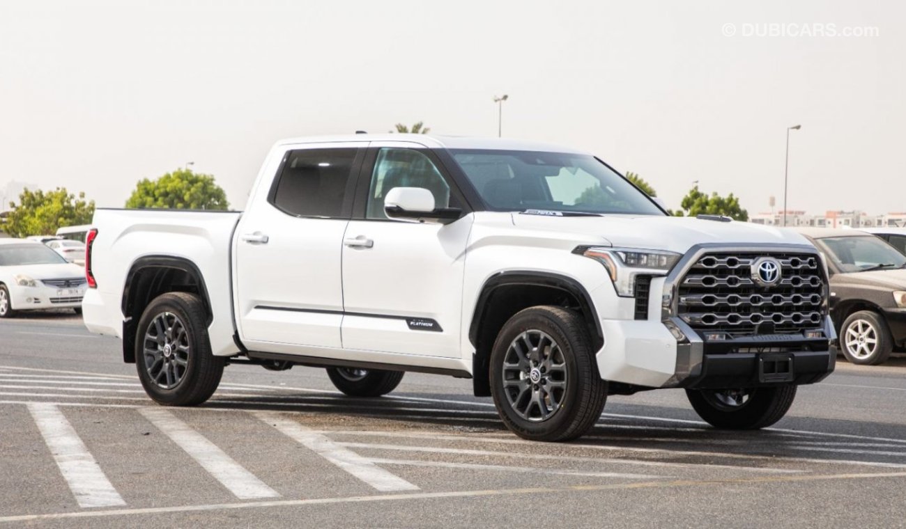 تويوتا تاندرا Platinum Hybrid 4WD CrewMax/2024. Local Registration +10%