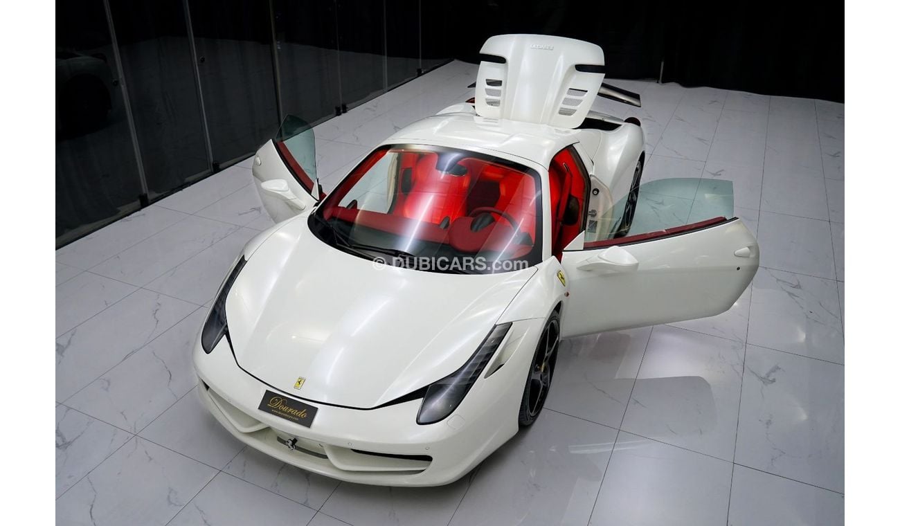 Ferrari 458 Spider | Italia | Type F142 | Used | 2014 | White Bianco Avus