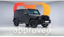 مرسيدس بنز G 63 AMG 4Matic - Warranty until July 2025 - Approved Prepared Vehicle