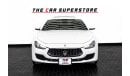 Maserati Ghibli Std 2019 - MASERATI GHIBLI - GCC - 1 YEAR WARRANTY - FULL AGENCY HISTORY - IMMACULATE CAR