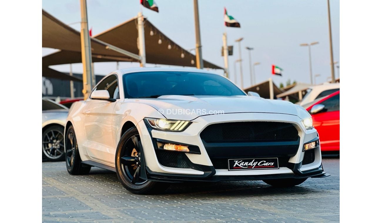 Ford Mustang Cyclone | Monthly AED 1000/- | 0% DP | Shelby Kit | Custom Leather Seats | Paddle Shifters | # 25801