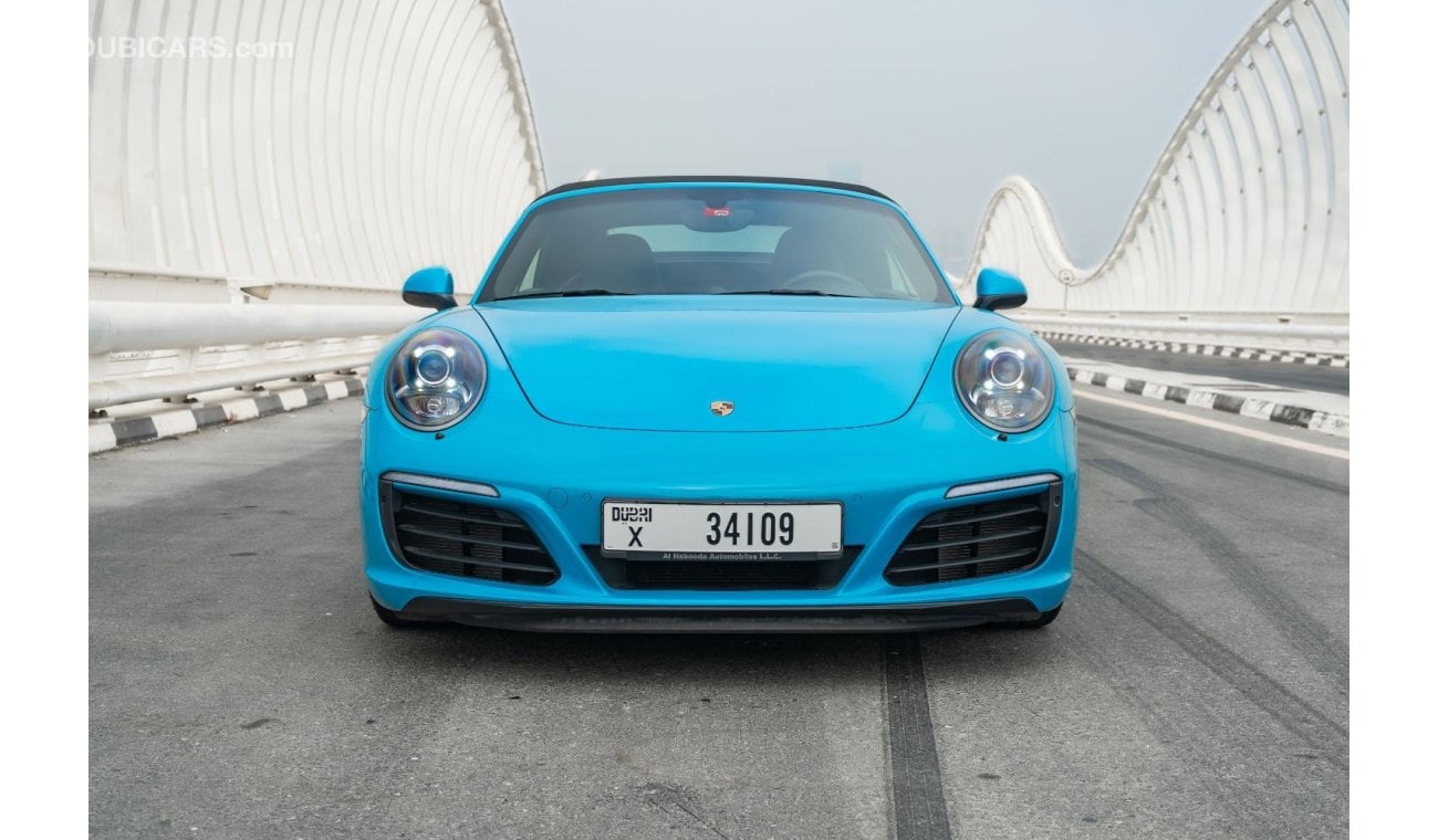 بورش 911 Porsche Carrera 911 Blue Cabriolet