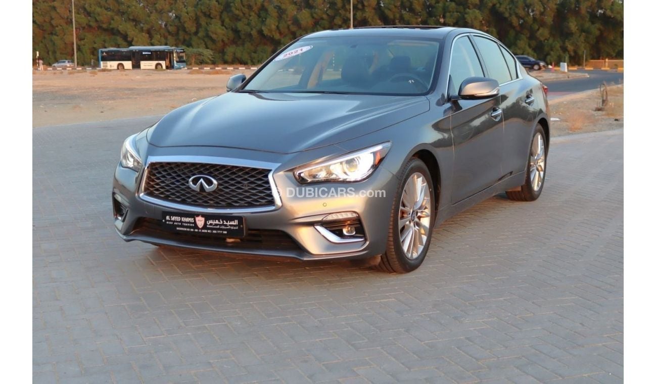 Infiniti Q50 Sport ACCIDENTS FREE - GCC - FULL OPTION - 3000 CC - PERFECT CONDITION INSIDE OUT