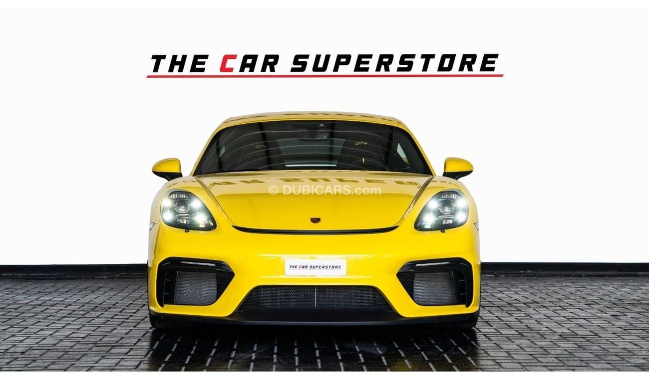 Porsche 718 Cayman 2020-PORSCHE 718 CAYMAN GT4 -GCC-FSH-SERVICE CONTRACT WITH AL NABOODA-1 YEAR WARRANTY