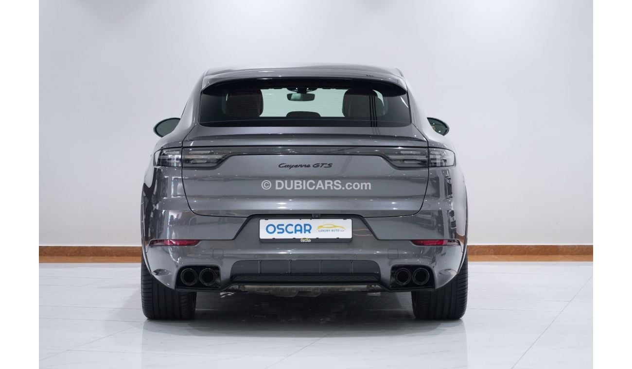 بورش كايان GTS 4.0L (455 HP) Porsche Cayenne GTS 2021 | Grey with Red Leather Interior | 34,000 KM | Gcc Full D