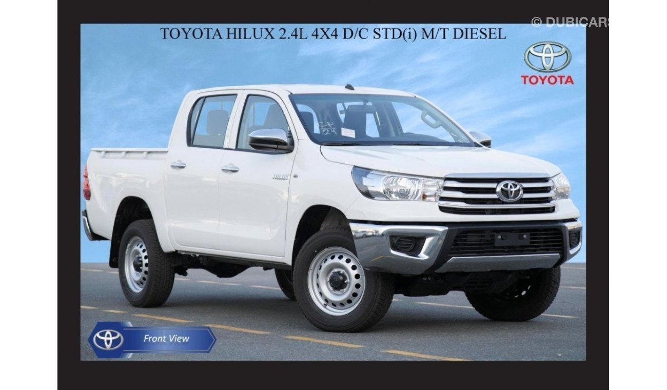 Toyota Hilux TOYOTA HILUX 2.4L 4X4 DC STD(i) MT DSL Export Only 2024 model Year