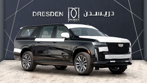 كاديلاك إسكالاد ESV SPORT PLATINUM/4WD + TV/BENCH 8 SEATS/2024/GCC. Export only