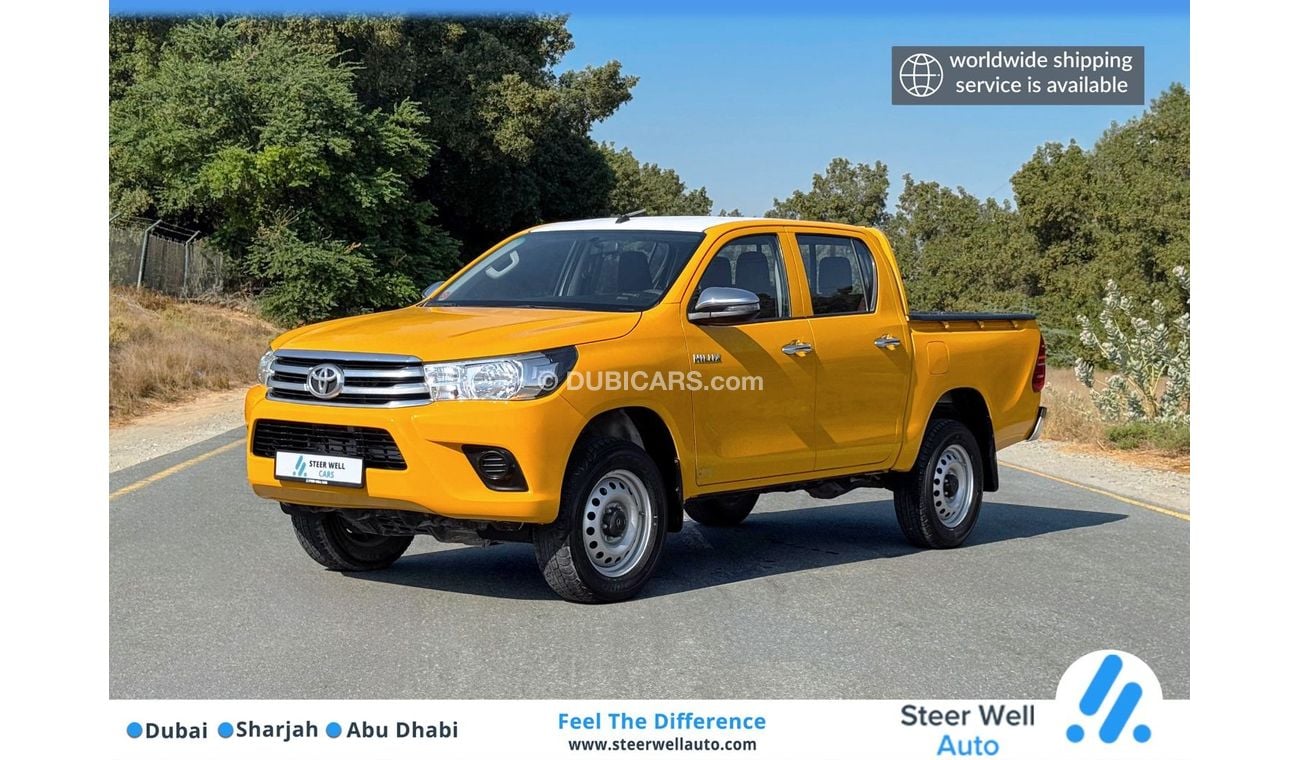 Toyota Hilux DLX 2.4L 4WD Diesel MT DC / Ready to Drive / GCC / Book Now!