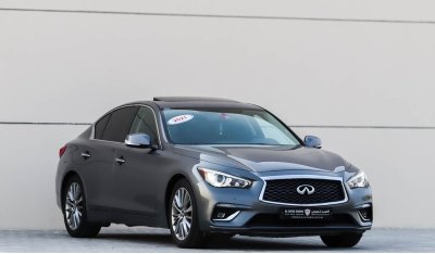 إنفينيتي Q50 2021 إنفينيتي Q50 سبورت (V37)، سيدان ذات 4 أبواب، 3 لتر 6 سلندر بنزين، أوتوماتيكية، دفع خلفي