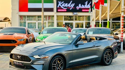 Ford Mustang EcoBoost Convertible | Monthly AED 1420/- | 0% DP | Blindspot | Touch Screen | Leather Seats | # 023