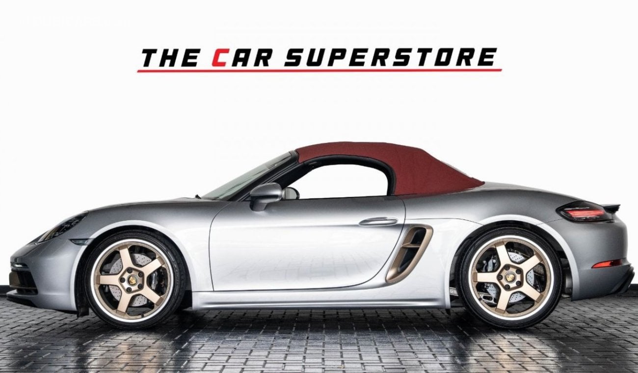 Porsche 718 Boxster 2022-PORSCHE BOXSTER-25 YEARS ANNIVERSARY EDITION-GCC-SPECIAL CAR-AL NABOODA WARRANTY TILL 2026