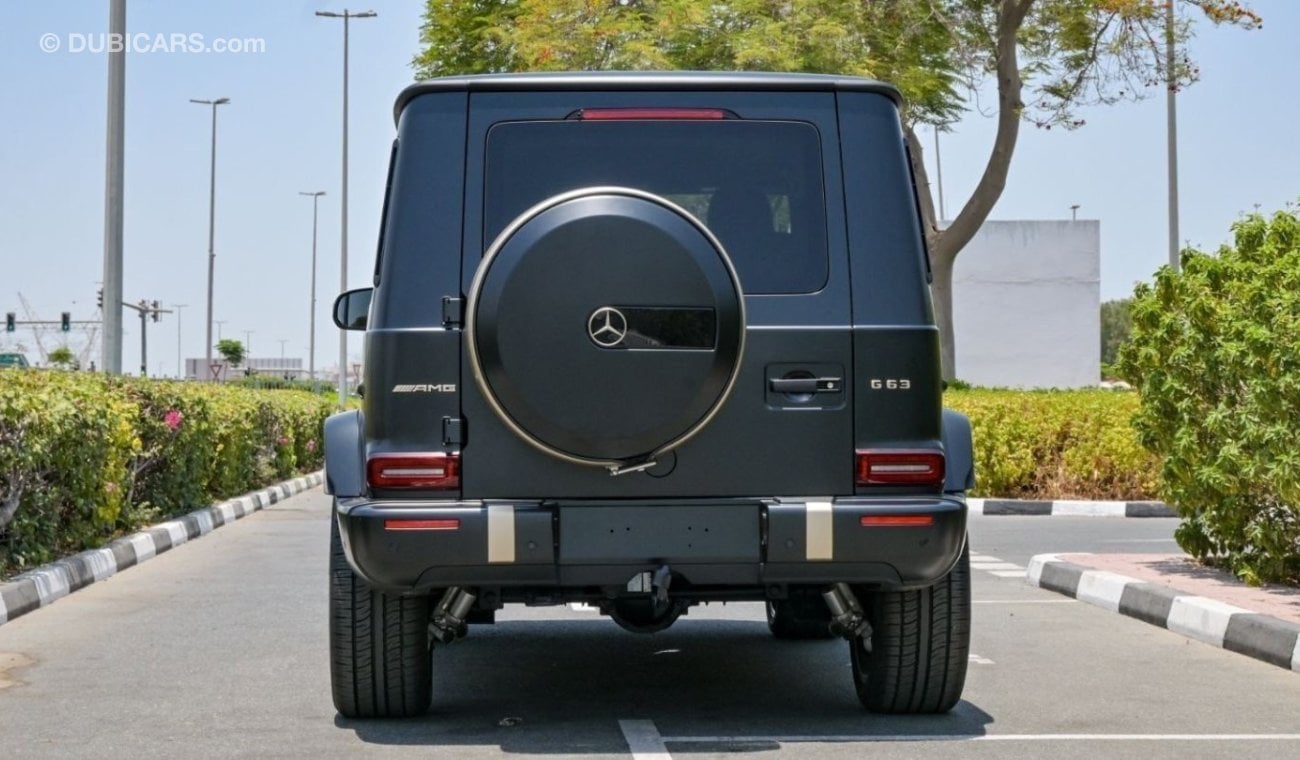 Mercedes-Benz G 63 AMG Mercedes G63 |Night Black Magno |Gold Topstitching Interior |2024 |GRAND EDITION | LIMITED 1 of 1000