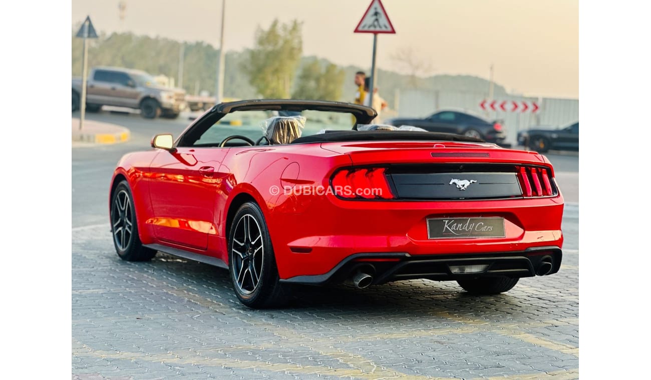 Ford Mustang EcoBoost Convertible | Monthly AED 1520/- | 0% DP | Blindspot | Touch Sceen | # 02676