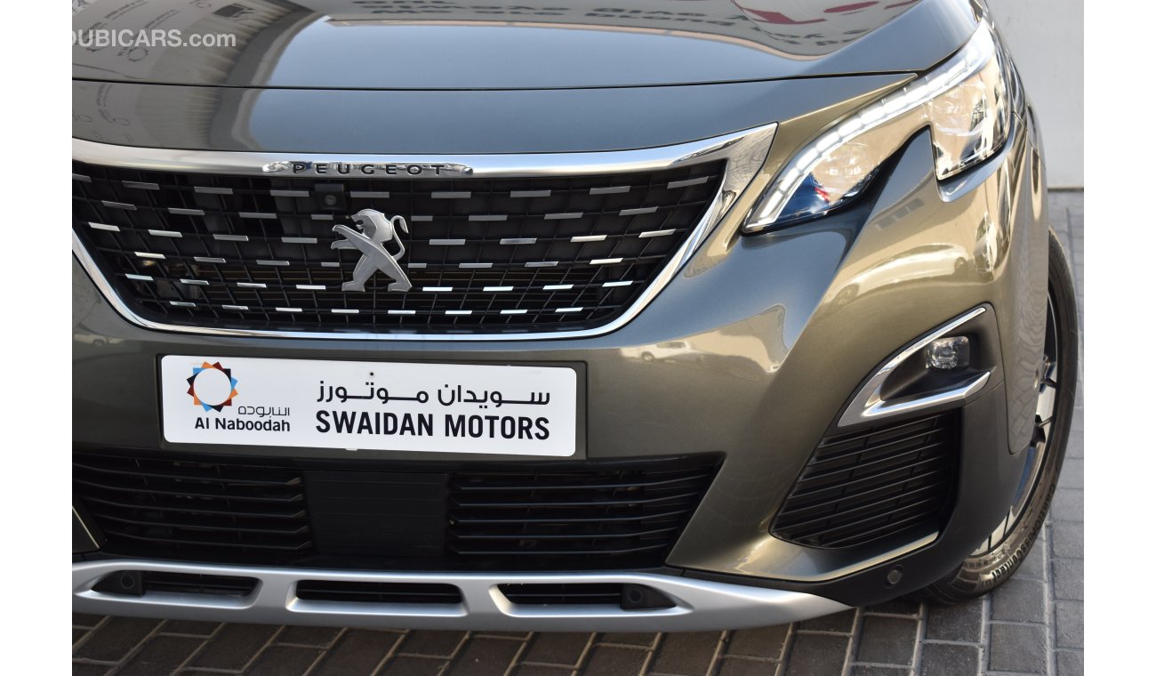 Peugeot 3008 AED 1279 PM  1.6L GT LINE GCC MANUFACTURER WARRANTY 2026 OR 100K KM