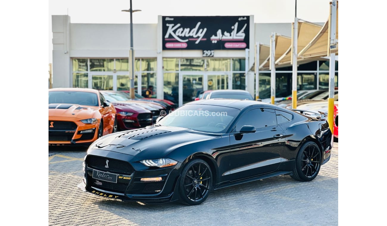 Ford Mustang EcoBoost | Monthly AED 890/- | 0% DP | Shelby Kit | Custom Rims | Touch Screen | # 78237