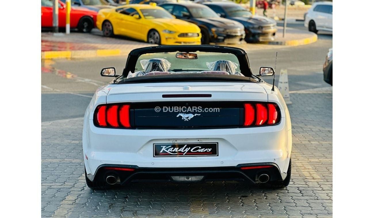 فورد موستانج EcoBoost Convertible | Monthly AED 1120/- | 0% DP | Touch Screen | Leather Seats | # 19679