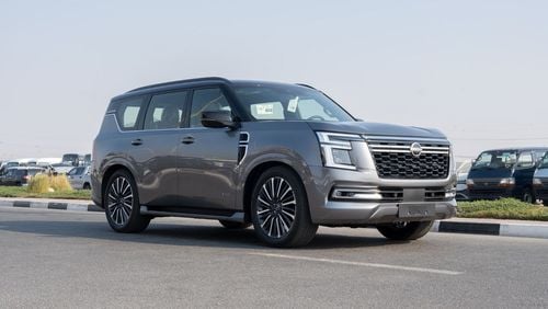 نيسان باترول 2025 Nissan Patrol V6 3.5L Twin Turbo LE Platinum Gray