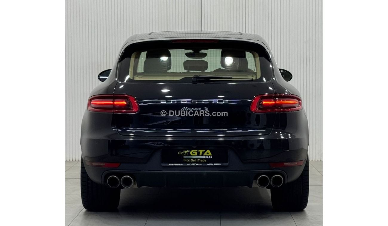 بورش ماكان S 3.0L (340 HP) 2016 Porsche Macan S, Service History, Excellent Condition, GCC