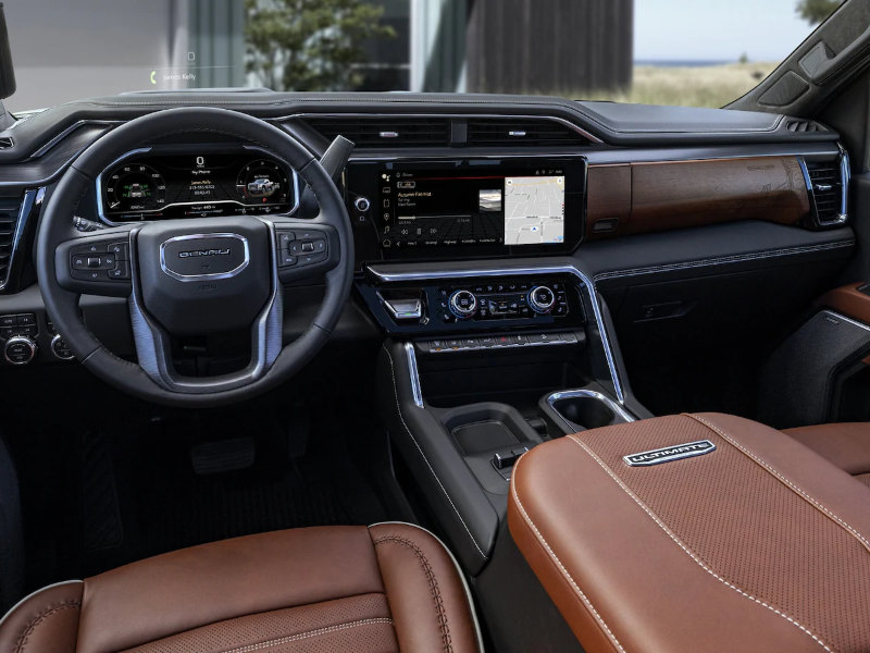 GMC Sierra HD interior - Cockpit