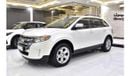 Ford Edge EXCELLENT DEAL for our Ford Edge SEL AWD ( 2013 Model ) in White Color GCC Specs