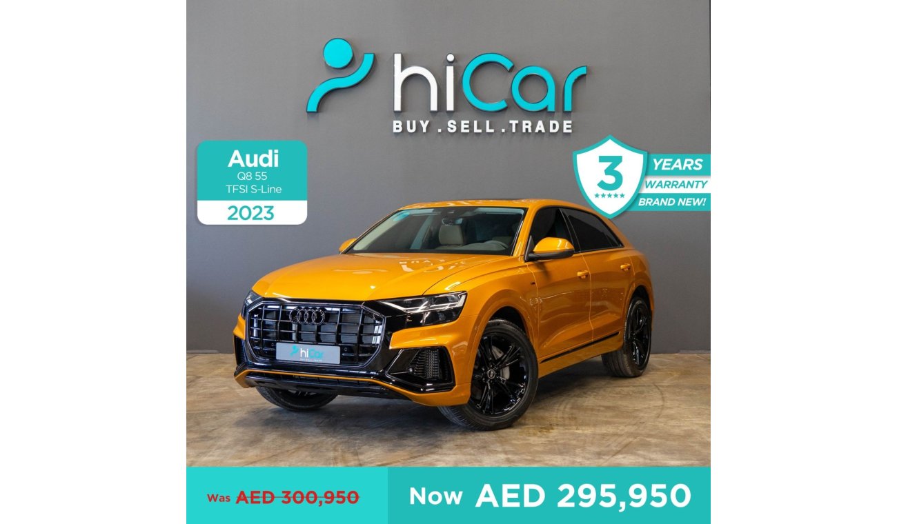 أودي Q8 AED 4,537pm • 0% Downpayment • 55TFSI • S-Line • 3 Years Warranty! 