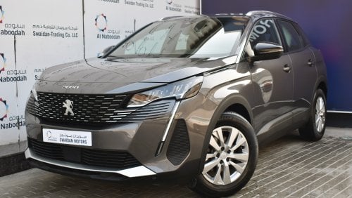 Peugeot 3008 AED 1279 PM  ACTIVE 1.6 TC AT GCC MANUFACTURER WARRANTY 2028 OR 100K KM