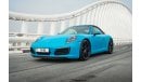 بورش 911 Porsche Carrera 911 Blue Cabriolet