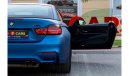 BMW M4 Std BMW M4 Convertible 2016 GCC under Warranty with Flexible Down-Payment/ Flood Free.