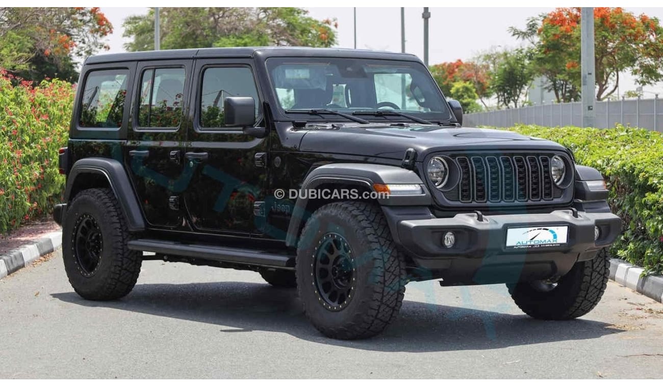 Jeep Wrangler Unlimited Sport S Turbo , 2024 GCC , 0Km , With 5 Years Warranty & 3 Years Service @Official Dealer