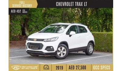 Chevrolet Trax AED 452/month 2019 CHEVROLET TRAX | LT GCC | FULL SERVICE HISTORY | T23485