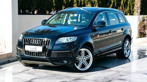 Audi Q7 AED 1,160PM | AUDI Q7  S-LINE 3.0 | SUPERCHARGED FULL OPTION | GCC | 0% DOWNPAYMENT