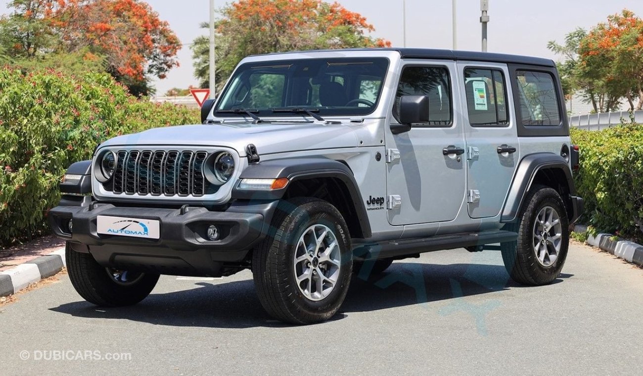 Jeep Wrangler Unlimited Sport Plus I4 2.0L Turbo , 2024 Без пробега , (ТОЛЬКО НА ЭКСПОРТ)