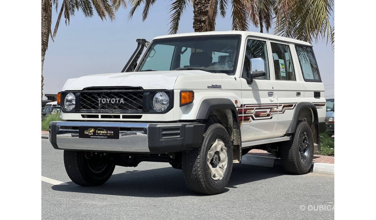 Toyota Land Cruiser Hard Top LC76 4.0L PTR M/T // 2024 // HIGH OPTION WITH DVD & BACK CAMERA , POWER WINDOWS , COOL BOX // SPECIA