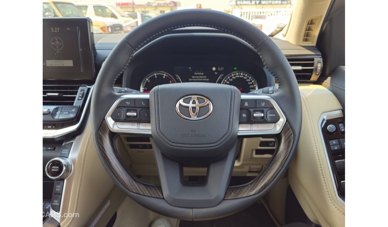 تويوتا لاند كروزر 2024 TOYOTA LAND CRUISER SAHARA 3.3L TWIN TURBO DIESEL 10-SPEED A/T WITH MANUAL SHIFT MODE (RIGHT HA