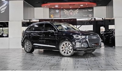 Audi Q7 AED 1,700 P.M | 2016 AUDI Q7 45 TFSI QUATTRO 3.0 L | 7 SEATS | GCC | FULL PANORAMIC VIEW