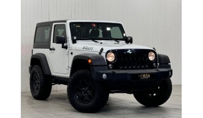 جيب رانجلر 2018 Jeep Wrangler JK Willys Sport, 1 Year Unlimited KM Warranty, Service History, GCC