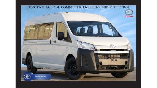 Toyota Hiace TOYOTA HIACE 3.5L COMMUTER 13-STR HR MID M/T PTR 2024 Model Year Export Only