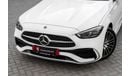 مرسيدس بنز C200 C200 AMG | 3,917 P.M  | 0% Downpayment | Brand New!