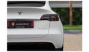 Tesla Model Y Long Range | 3,525 P.M  | 0% Downpayment | White on White