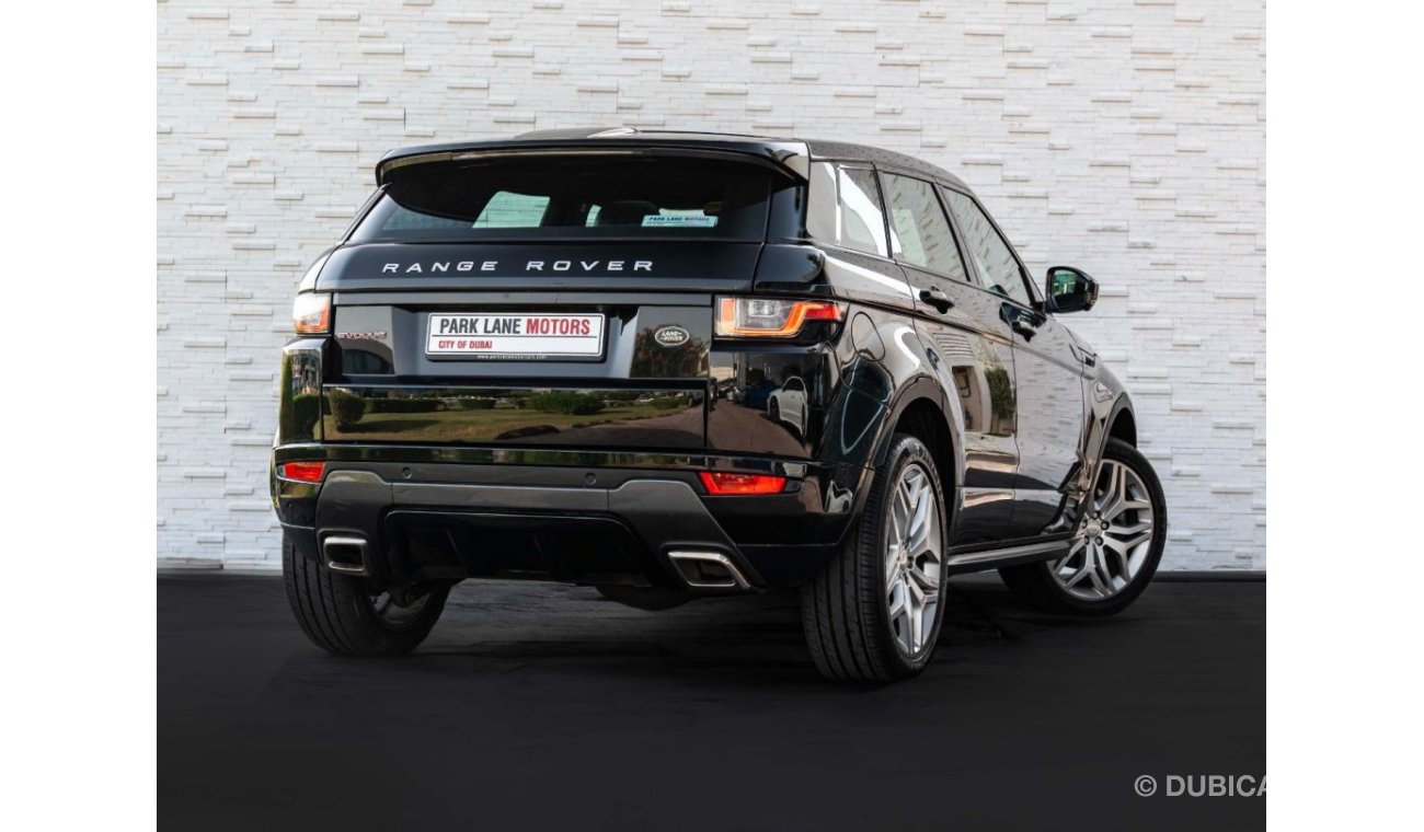 Land Rover Range Rover Evoque AED 1,525 PM • EVOQUE DYNAMIC PLUS • 2.0L TURBOCHARGED • GCC SPECS • FULLY LOADED PRISTINE CONDITION