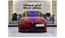 Alfa Romeo Giulia EXCELLENT DEAL for our Alfa Romeo Giulia Q2 Veloce ( 2023 Model ) in Red Color GCC Specs