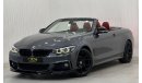 BMW 420i M Sport 2018 BMW 420i M-Kit Convertible, Warranty, Service History, Low Kms, GCC