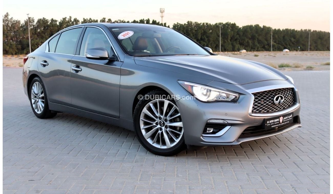 Infiniti Q50 Sport ACCIDENTS FREE - GCC - FULL OPTION - 3000 CC - PERFECT CONDITION INSIDE OUT